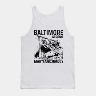 Baltimore-Strong-Maryland-Bridge-vintage Tank Top